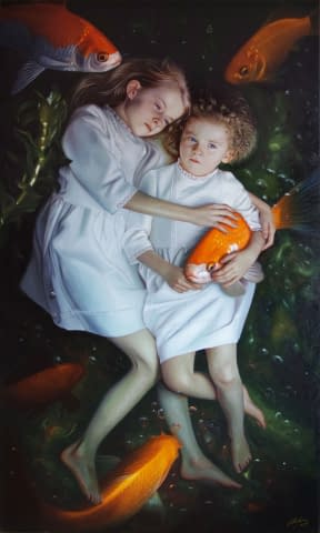 Image 1 of the artwork "Josephine und  Anouk" by VILLALBA on art24