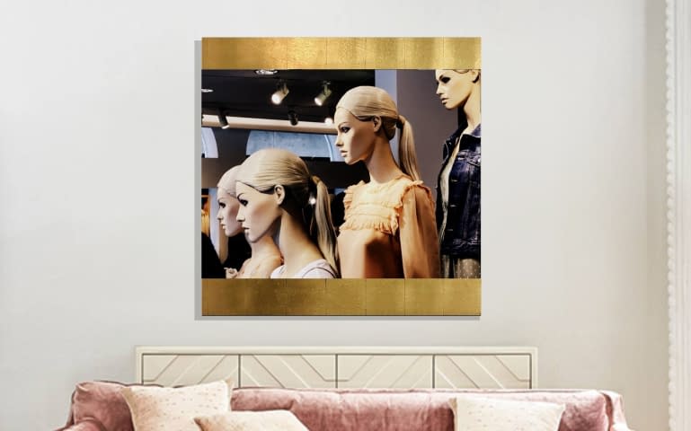 Bild 1 des Kunstwerks "VENICE GIRLS GOLD R" von HUGO KOEHLER auf art24