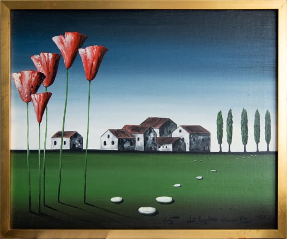 Image 2 of the artwork "Mohnblumen und Pappeln" by Maximilian Hilpert on art24