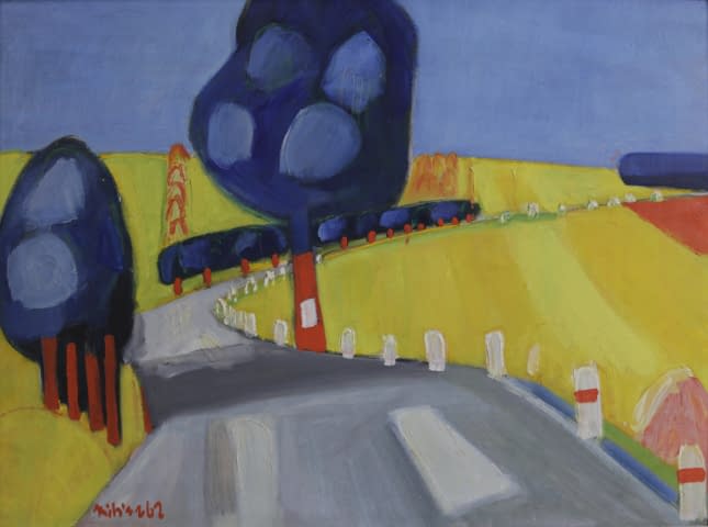 Image 1 de l'œuvre "Silnice do Vsi (dt. Strasse zum Dorf)" par Josef Kilián sur art24