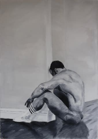 Bild 1 des Kunstwerks "DEPRESSED GUY" von C-Locke auf art24