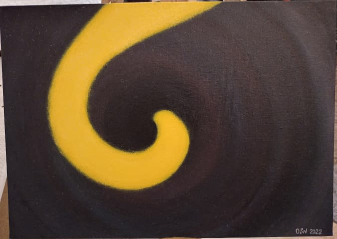 Bild 2 des Kunstwerks "Black Hole" von Olha Nazarenko auf art24