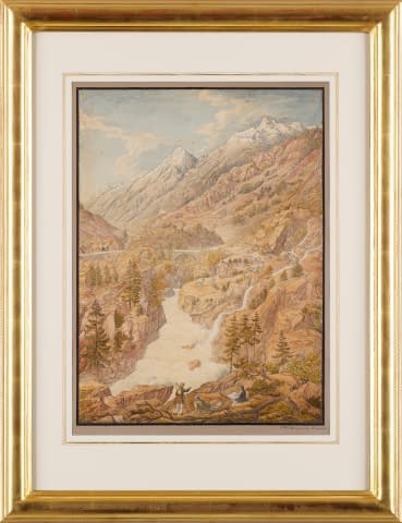Image 1 of the artwork "Reichenbach mit den Engelhörnern" by Friedrich Wilhelm Delkeskamp on art24