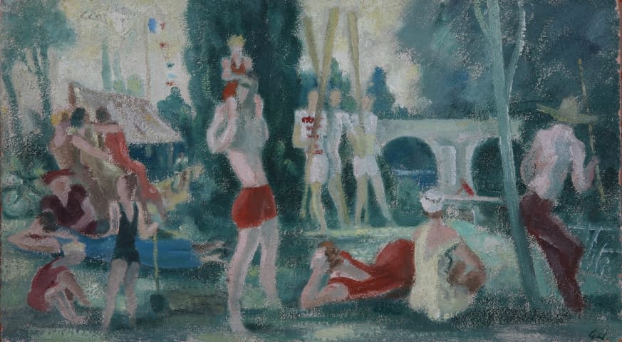 Bild 1 des Kunstwerks "Le Repos. jeux et sports." von Yves Alix auf art24