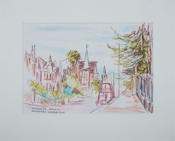 Bild 1 des Kunstwerks "Highgate Hill London" von František Sembdner auf art24