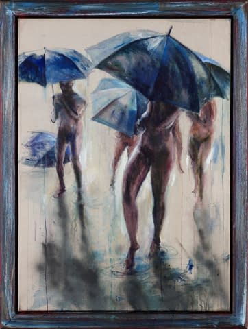 Bild 2 des Kunstwerks "Rain (white)" von Sam Drukker auf art24