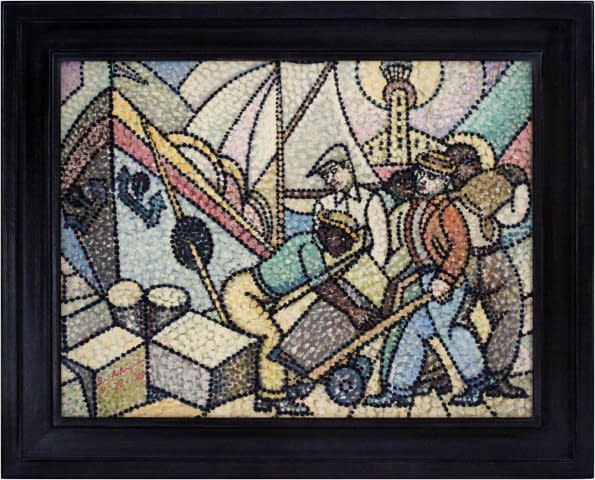 Bild 2 des Kunstwerks "Am Hafen" von Antonio Argudín auf art24