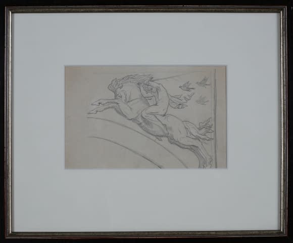 Image 1 de l'œuvre "Studie eines reitenden Jünglings" par Arthur Joseph Guéniot sur art24