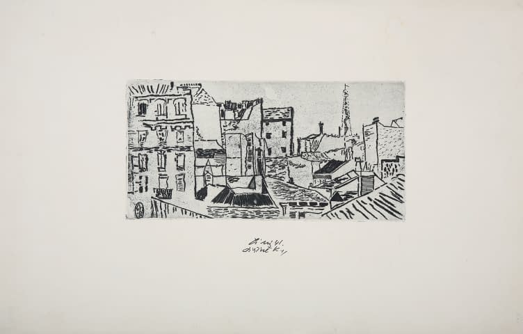 Bild 1 des Kunstwerks "Paris" von František Tichý auf art24