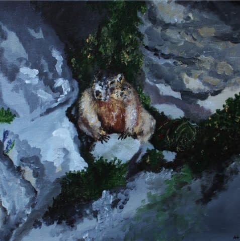 Bild 1 des Kunstwerks "Die Alpen" von Aurore Bohnenblust-Grosboillot auf art24