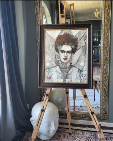 Bild 2 des Kunstwerks "FRIDA KAHLO" von Sandra Kindt auf art24