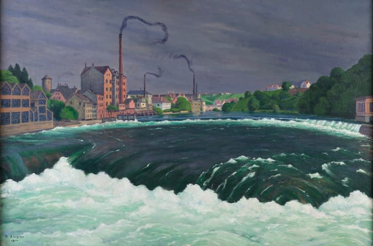 Image 2 of the artwork "Am Rhein" by Richard Emil Amsler on art24