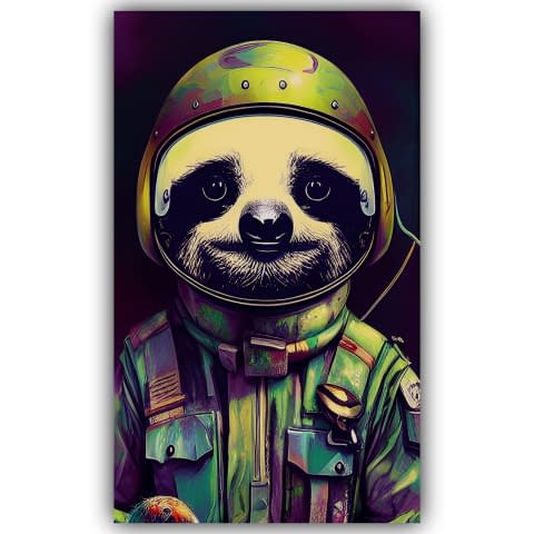 Image 1 de l'œuvre "Sloth Pilot" par Deichhorst-Fotografie sur art24