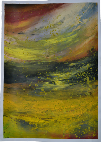 Image 1 of the artwork "storm at the beach" by Sandra Hine on art24