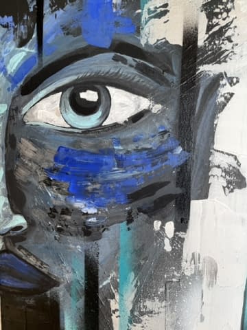 Bild 2 des Kunstwerks "Blue Spirit" von SoulART LINDAbstrakt auf art24