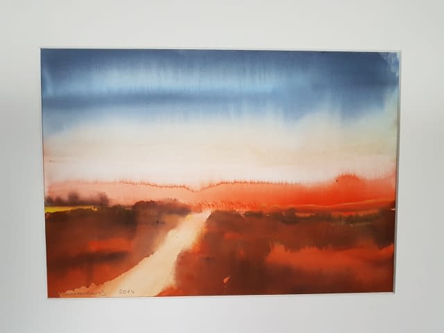 Image 1 de l'œuvre "couché de soleil" par Françoise Jeanrenaud sur art24