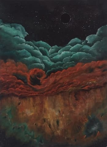 Image 1 of the artwork "Cosmic Storm" by Lys Li Fantasy on art24