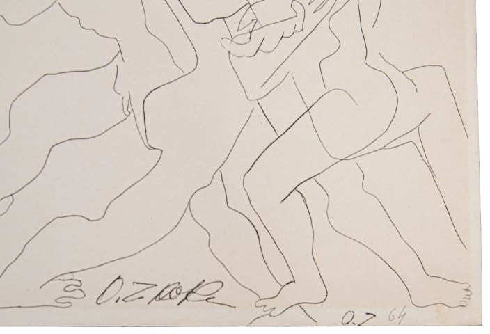 Image 2 of the artwork "Frise Humaine (175/ 250)" by Ossip Zadkine on art24