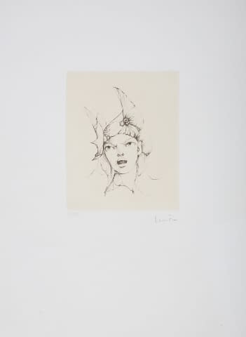 Image 1 of the artwork "Androgynes Zauberwesen 86/275" by Leonor Fini on art24