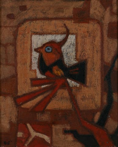 Image 2 of the artwork "Ptáček (dt. Vogel)" by Božena Sedliská on art24