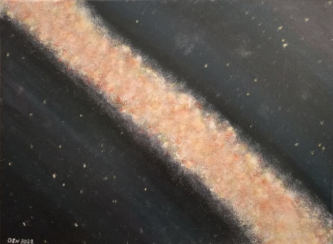 Image 1 de l'œuvre "Galaxy" par Olha Nazarenko sur art24