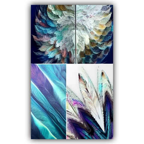 Bild 1 des Kunstwerks "Feathers" von Deichhorst-Fotografie auf art24