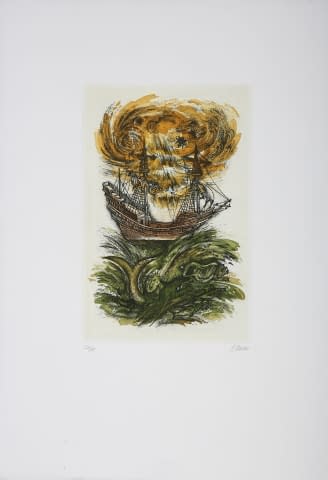 Image 1 of the artwork "Na nebi jas , májový čas (Paul Fort) 32/50 (dt. Helligkeit im Himmel, Maizeit)" by Petr Melan on art24