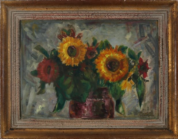 Bild 1 des Kunstwerks "Sonnenblumenstrauss" von Artist Wanted auf art24