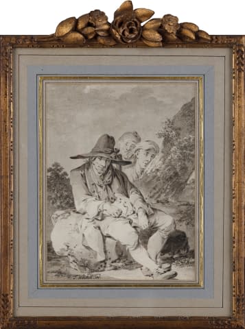 Image 2 of the artwork "Wanderer bei der Rast" by Tiberius Dominikus Wocher on art24