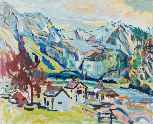 Bild 2 des Kunstwerks "Bergsee" von Willy Röthlisberger auf art24