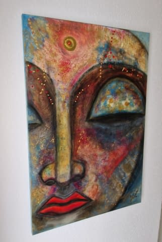 Bild 3 des Kunstwerks "Peaceful Buddha" von Art by Tina N. auf art24