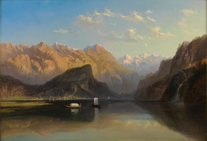 Bild 2 des Kunstwerks "Der Brienzersee" von Pieter Francis Peters auf art24