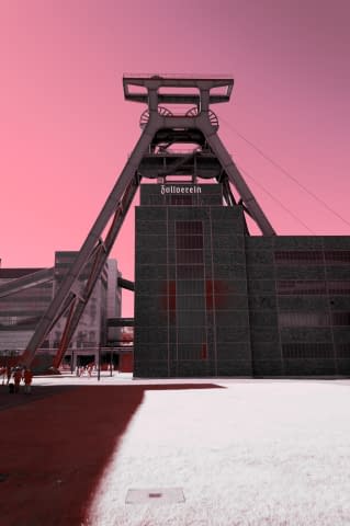 Image 1 of the artwork "Zollverein infrared" by Thomas Haensgen on art24