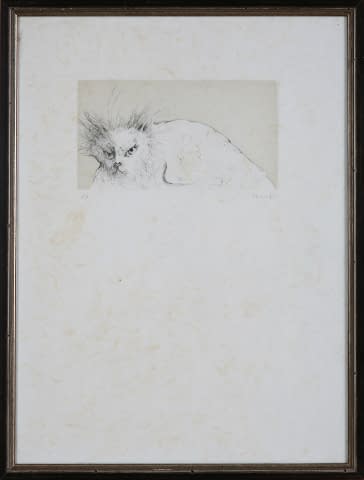 Image 1 de l'œuvre "Katzenwesen" par Leonor Fini sur art24