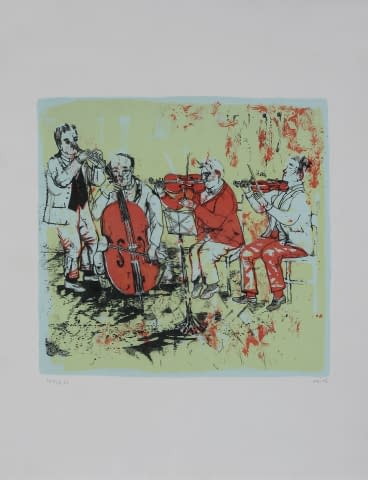 Bild 1 des Kunstwerks "Musikanten 144/200" von Artist Wanted auf art24