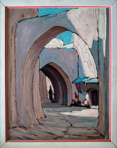 Image 2 de l'œuvre "Dmeir - Piste de Palmyre Syrie (dt. Dmeir/ Ad-Dumair - Weg nach Palmyre Syrien)" par Ch. A. Mangin sur art24