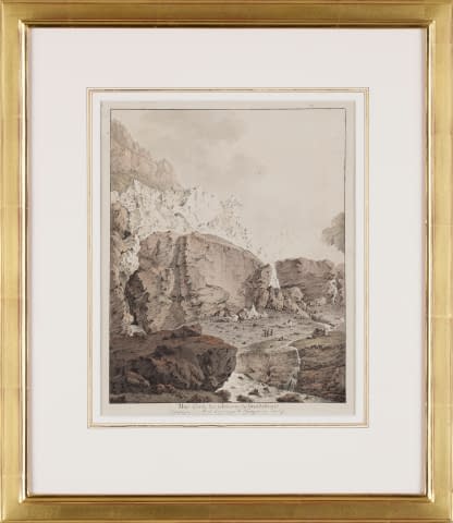 Image 1 of the artwork "Une Partie des Glaciers du Grindelwald" by Johann Ludwig Aberli on art24
