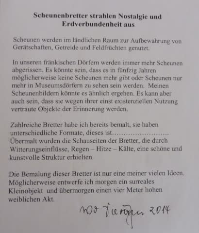 Bild 2 des Kunstwerks "Scheunenbrett" von Wo Sarazen auf art24