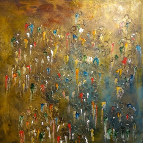Image 1 of the artwork "Population en fuite" by Adelia Clavien on art24