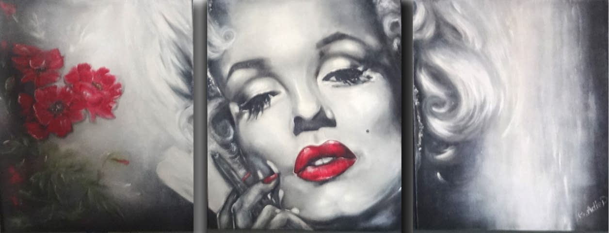 Image 1 de l'œuvre "Marilyn Monroe" par Galina sur art24