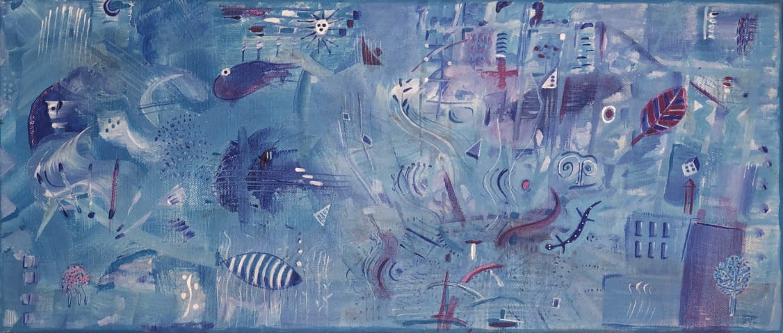 Image 1 of the artwork "the blue" by Peters Atelier Austria on art24