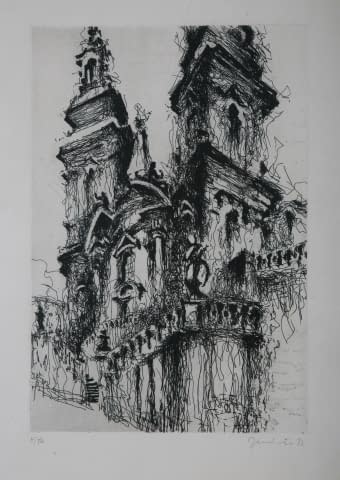 Image 1 of the artwork "Kostel sv. Jana Nepomuckého na skalce, Prag" by Artist Wanted on art24