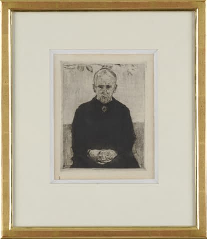 Bild 1 des Kunstwerks "Frau Luder" von Cuno Amiet auf art24