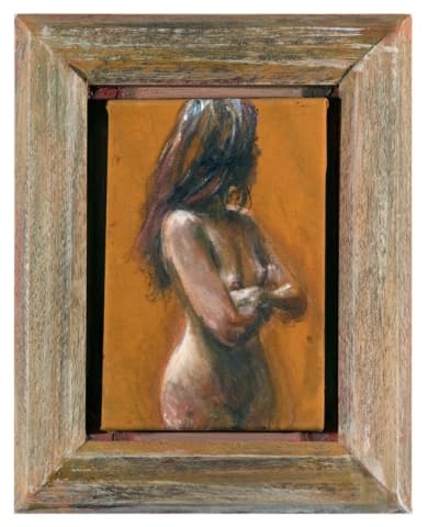 Image 2 of the artwork "Nude (orange)" by Sam Drukker on art24