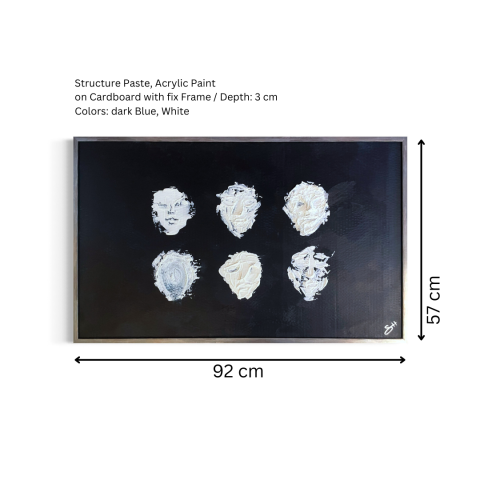 Image 2 of the artwork "6 Faces" by Hone S. on art24