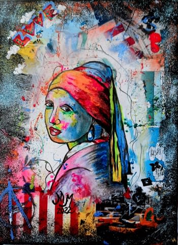 Bild 1 des Kunstwerks ""Vermeer´s Girl"" von Martina Marten auf art24