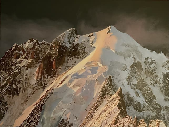 Image 1 of the artwork "Aurore sur l’Aiguille Verte" by Patrick Egger on art24