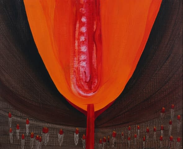 Image 1 of the artwork "Tulip in heat" by Edith Irving-Sommer on art24