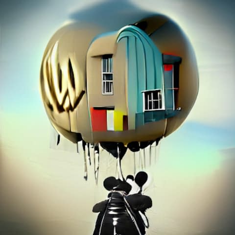 Bild 1 des Kunstwerks ""TheBallon"" von CRISPY auf art24