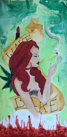 Image 1 de l'œuvre "Wake & bake RIRI" par Midia sur art24